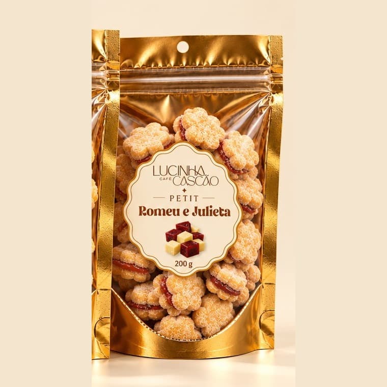 Biscoito Petit Romeu e Julieta